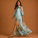 Maria | Elegant Mediterranean Blouse Dress